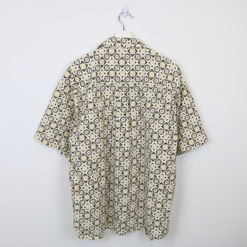 Vintage 90's Natural Issue Patterned Button Up - XL-NEWLIFE Clothing