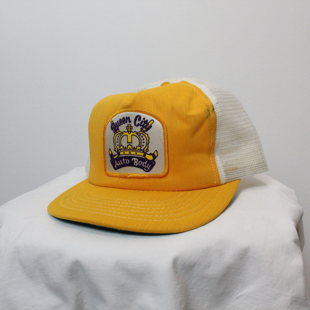Vintage Queen City Autobody Trucker Hat - OS-NEWLIFE Clothing