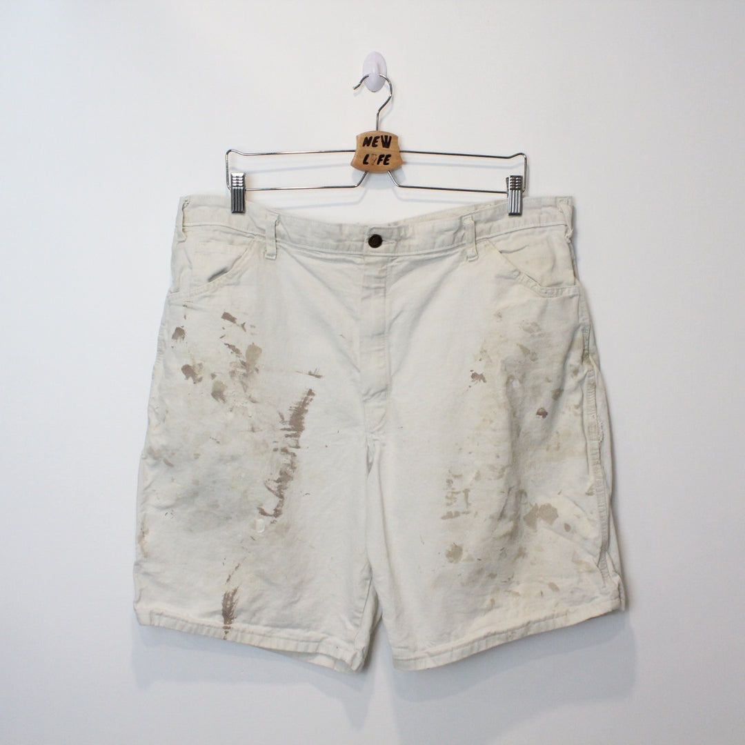 Dickies Paint Splattered Carpenter Work Shorts - 40"-NEWLIFE Clothing
