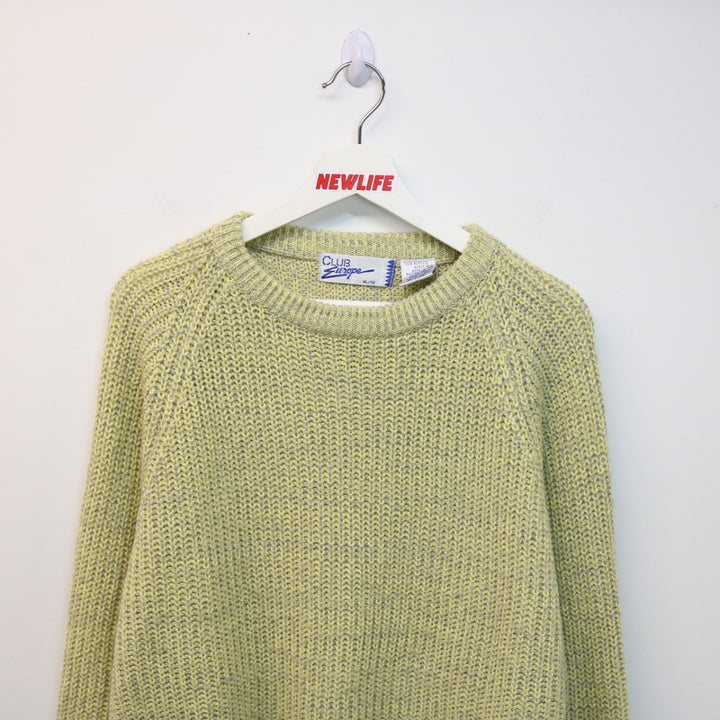 Vintage 80's Club Europe Knit Sweater - XL-NEWLIFE Clothing