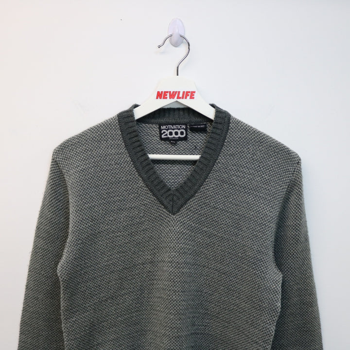 Vintage Motivation 2000 Knit Sweater - XS-NEWLIFE Clothing