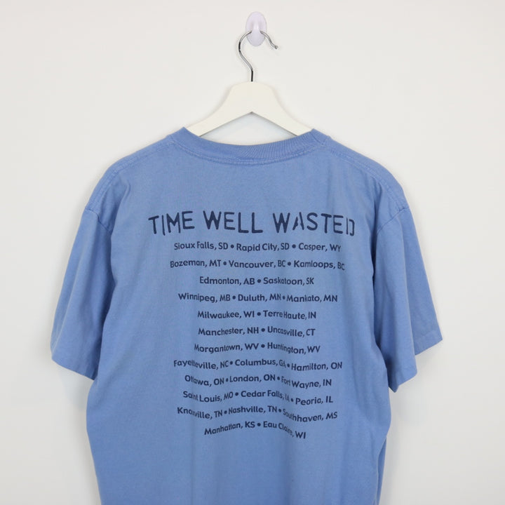Vintage 00's Brad Paisley Time Well Wasted Tour Tee - L-NEWLIFE Clothing