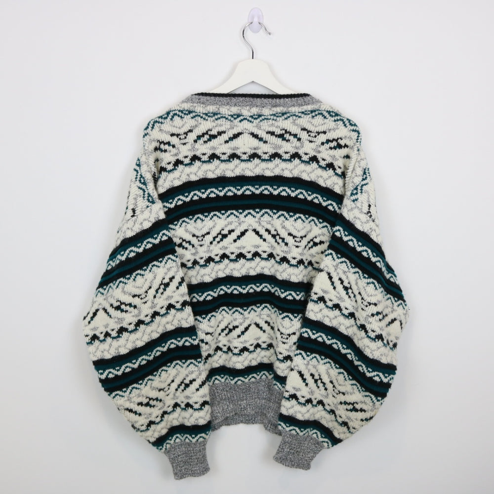 Vintage 90's Northwest Territory Patterned Knit Sweater - XL-NEWLIFE Clothing
