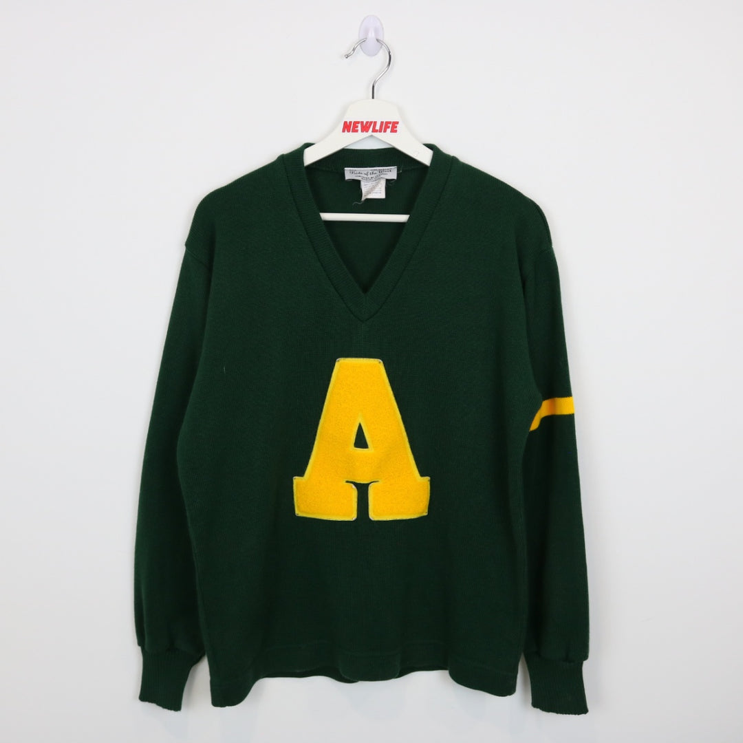 Vintage 80's University of Alberta Knit Sweater - S/M-NEWLIFE Clothing