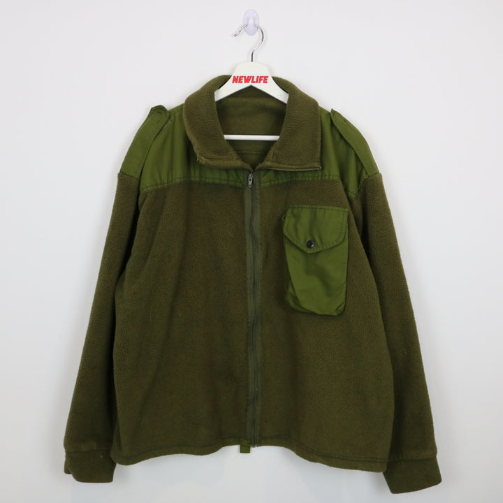 Vintage 80/90's Military Fleece Jacket - XXL-NEWLIFE Clothing