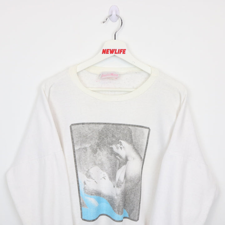 Vintage 80's Holding Baby Picture Crewneck - L/XL-NEWLIFE Clothing