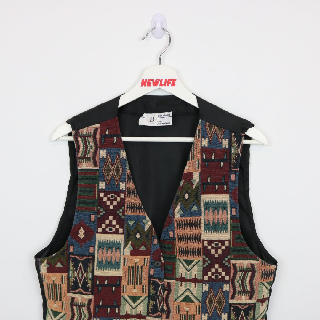 Vintage Braemar Aztec Patterned Vest - S/M-NEWLIFE Clothing