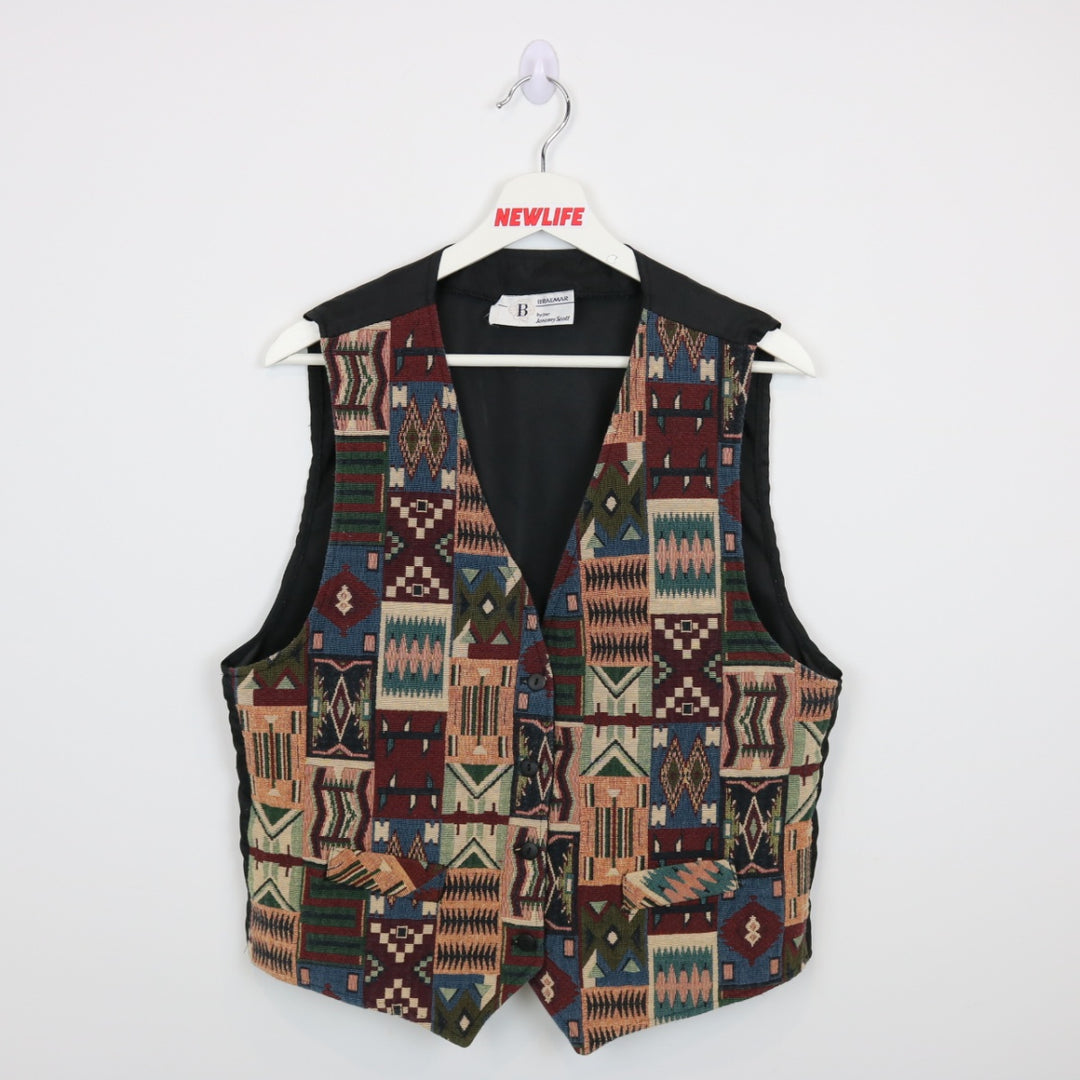 Vintage Braemar Aztec Patterned Vest - S/M-NEWLIFE Clothing