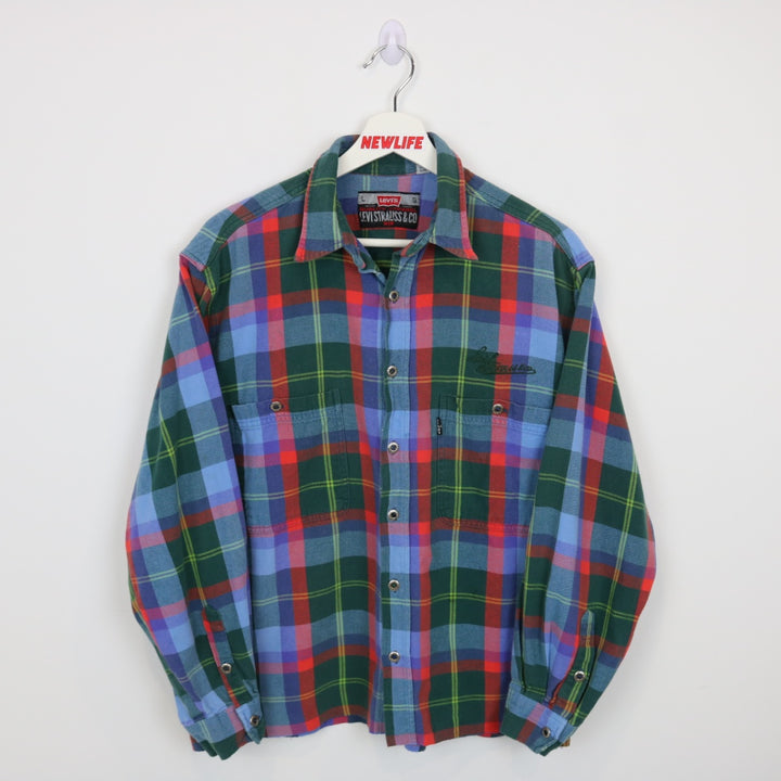 Vintage 90's Levi's Plaid Flannel Button Up - M-NEWLIFE Clothing