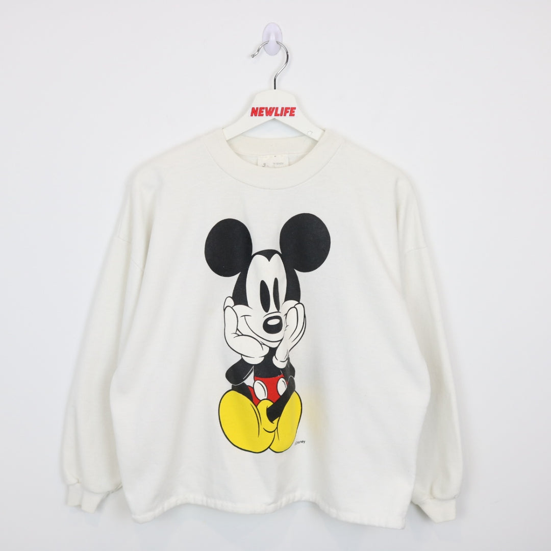 Vintage 80's Disney Mickey Mouse Crewneck - M-NEWLIFE Clothing