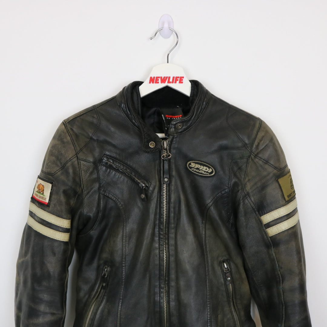 Spidi Leather Biker Jacket - S-NEWLIFE Clothing