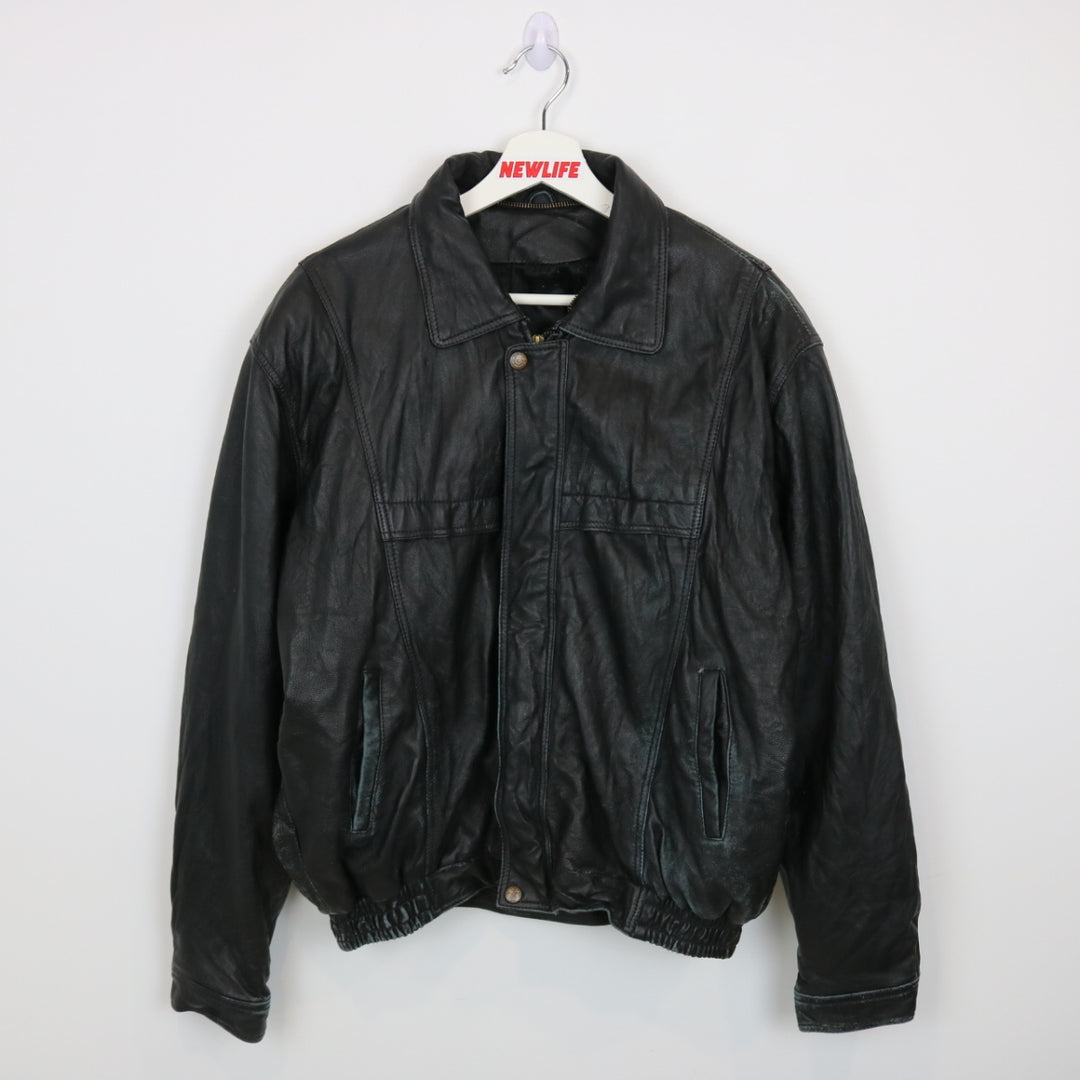 Vintage 90's Leather Jacket - L-NEWLIFE Clothing