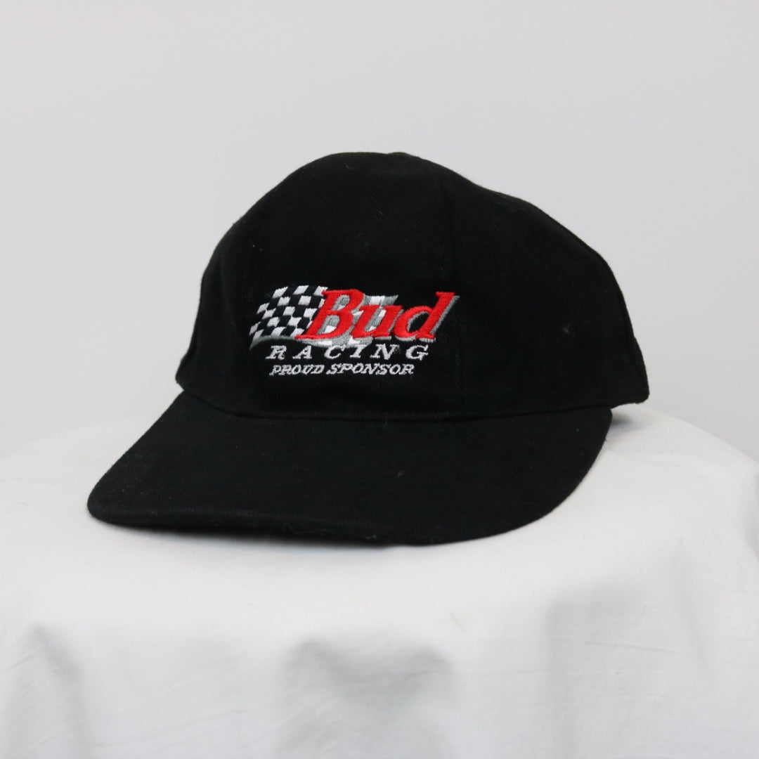 Vintage 90's Bud Racing 6 Panel Hat - OS-NEWLIFE Clothing