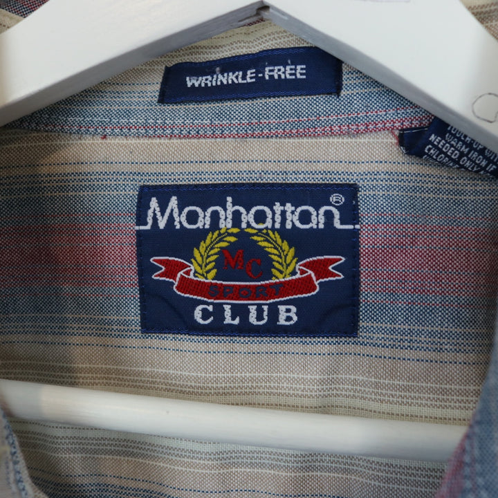 Vintage 90's Striped Long Sleeve Button Up - M-NEWLIFE Clothing