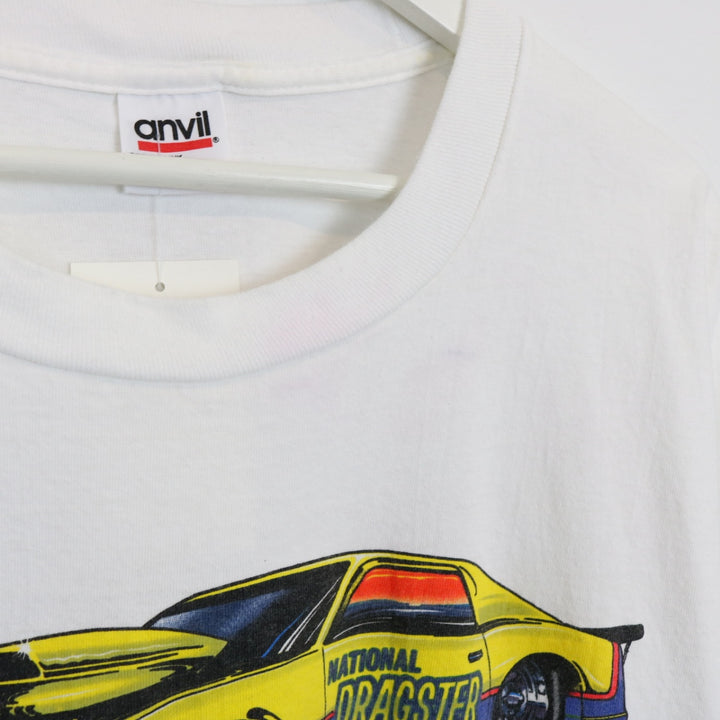 Vintage 1993 National Dragster Member Racing Tee - L-NEWLIFE Clothing