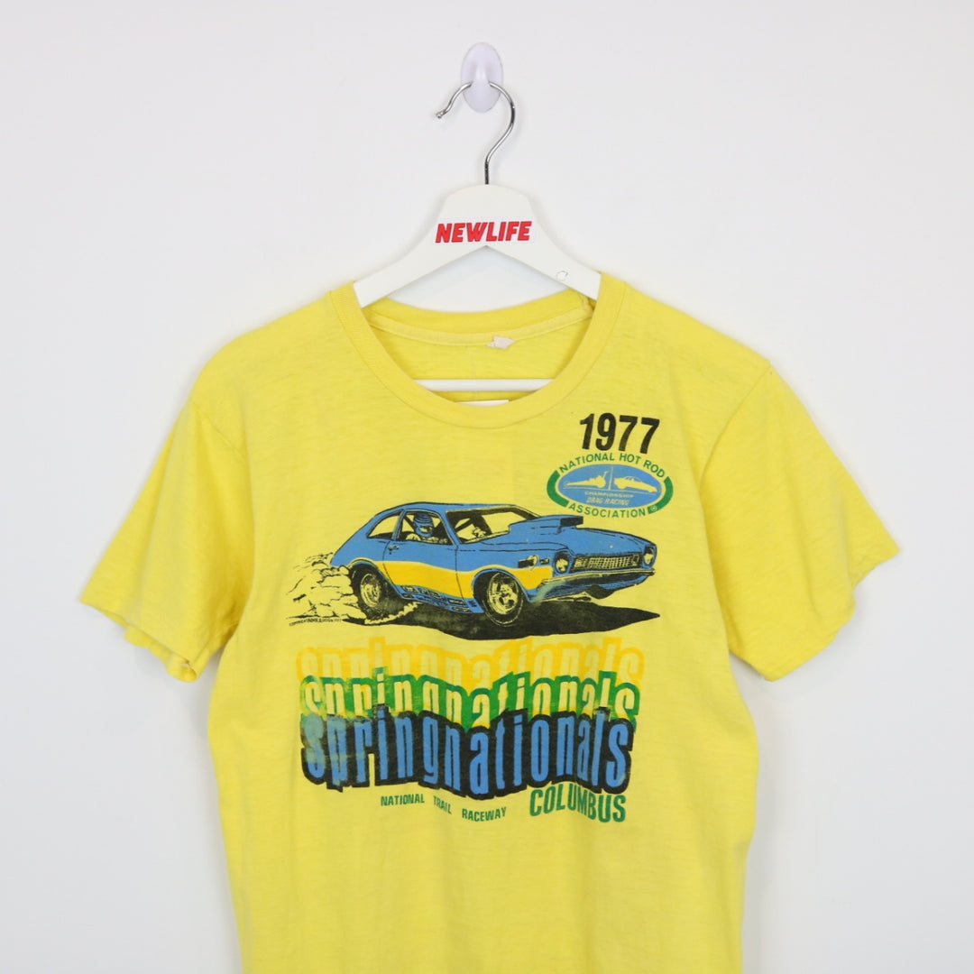 Vintage 1977 Spring Nationals Columbus Racing Tee - S-NEWLIFE Clothing
