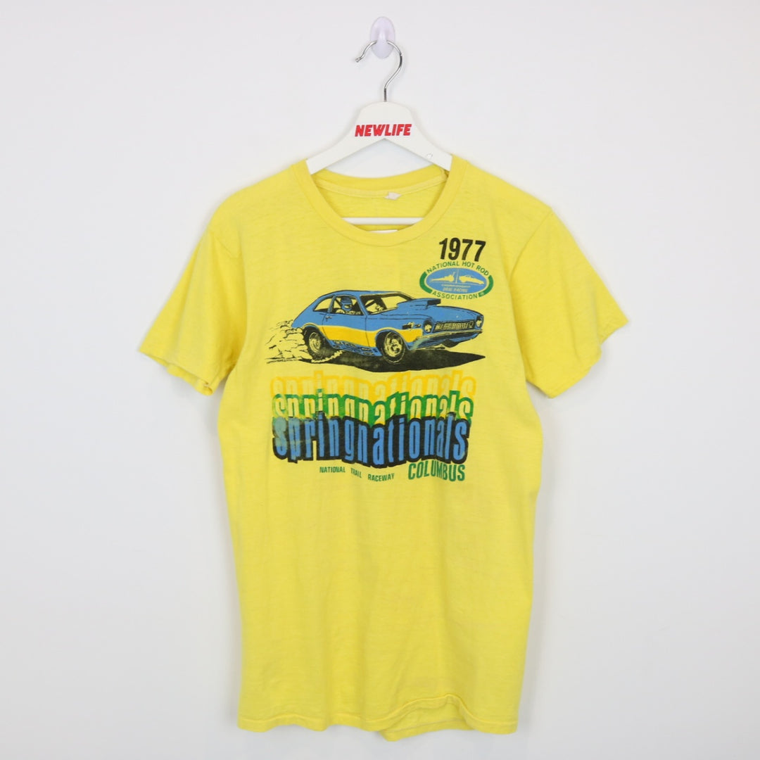 Vintage 1977 Spring Nationals Columbus Racing Tee - S-NEWLIFE Clothing