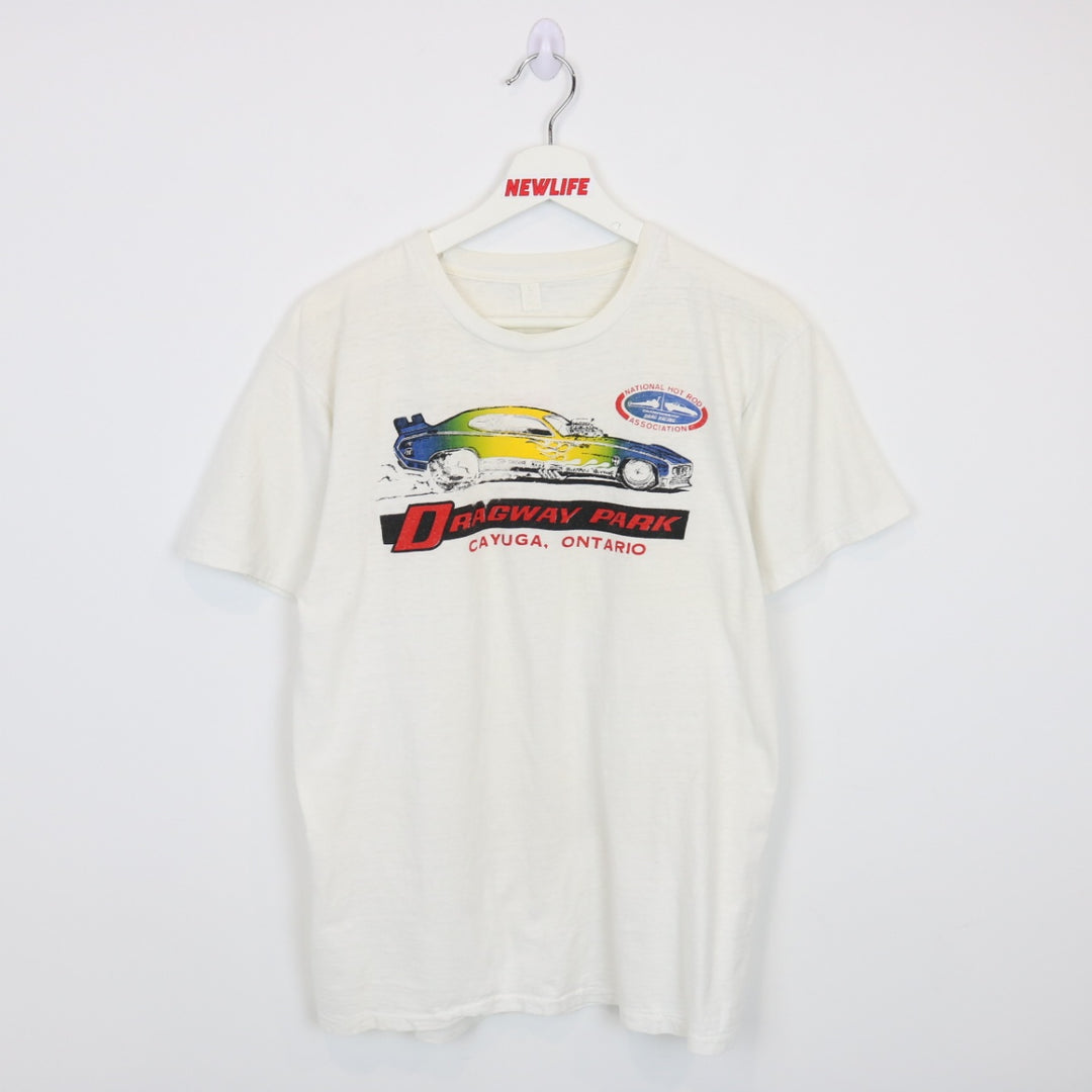 Vintage 80's Ontario Dragway Park Racing Tee - S-NEWLIFE Clothing