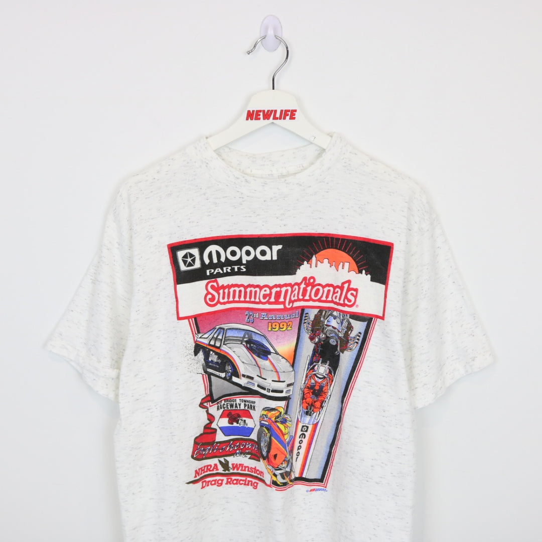 Vintage 1992 Mopar Summer Nationals Drag Racing Tee - M-NEWLIFE Clothing