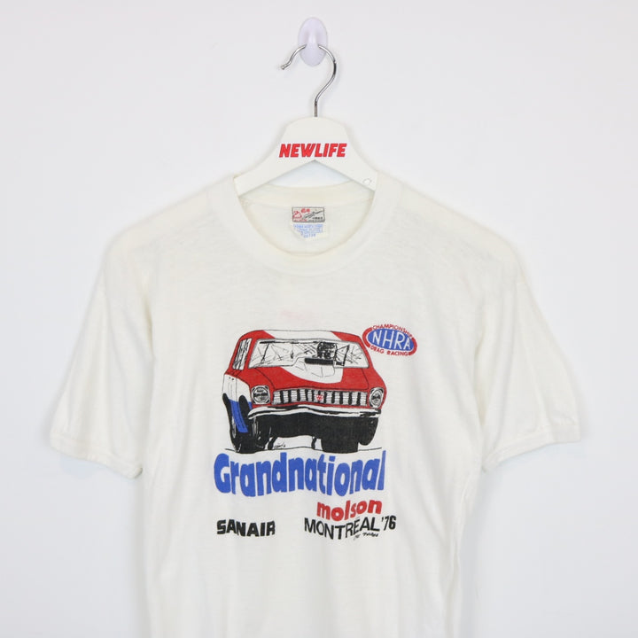 Vintage 1976 Grandnational Montreal Drag Racing Tee - XS-NEWLIFE Clothing