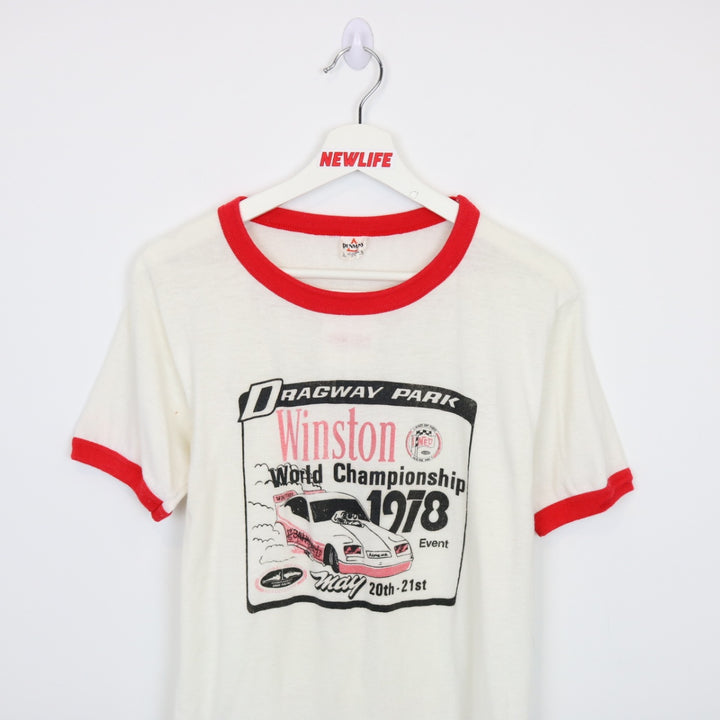 Vintage 1978 Winston World Championship Racing Ringer Tee - S-NEWLIFE Clothing