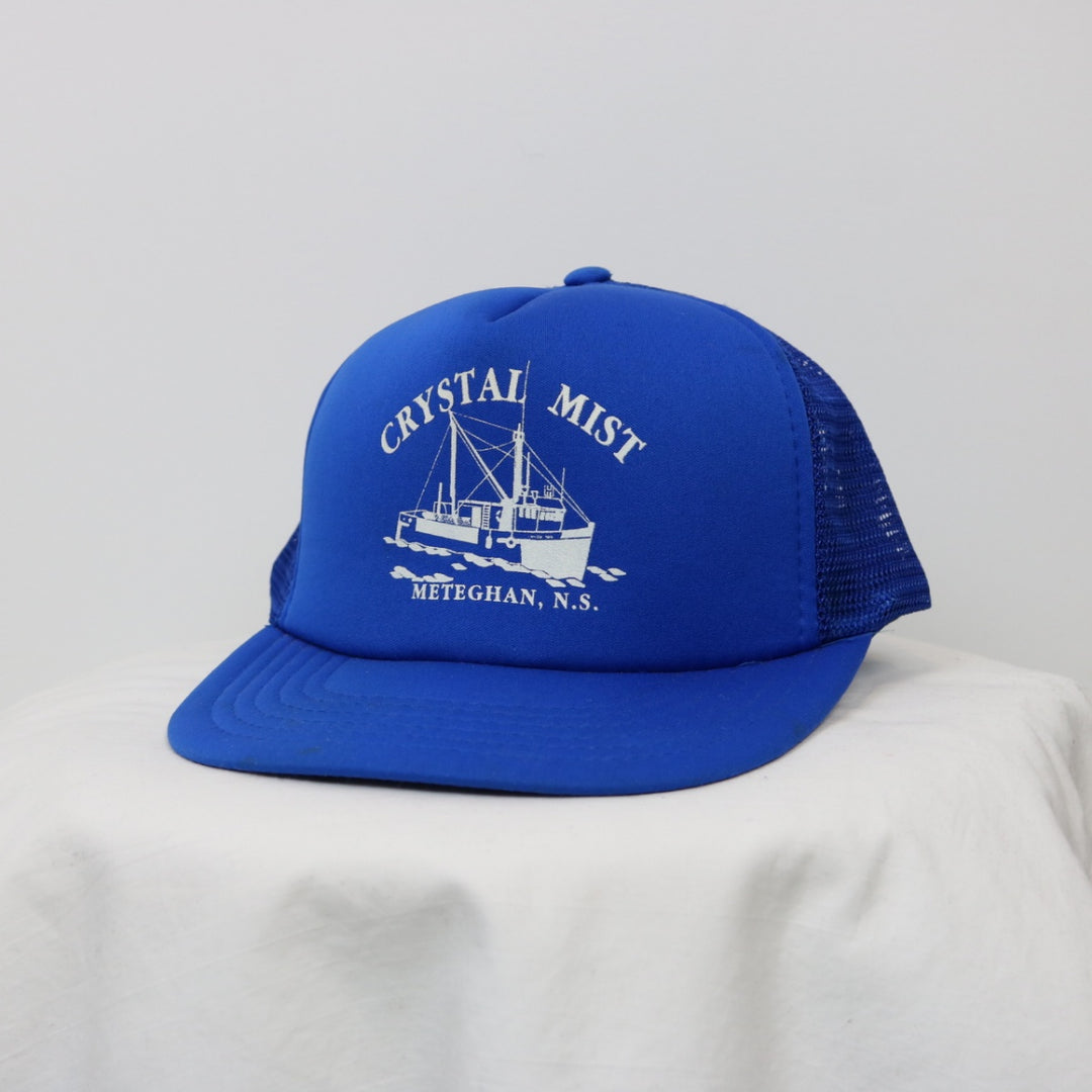 Vintage 80's Crystal Mist Nova Scotia Trucker Hat - OS-NEWLIFE Clothing