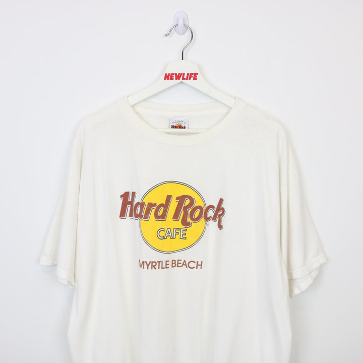 Vintage 90's Hard Rock Cafe Myrtle Beach Tee - XL-NEWLIFE Clothing
