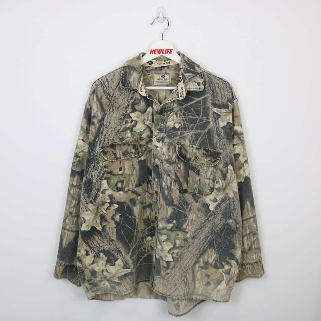 Vintage 90's Mossy Oak Real Tree Camo Button Up - XL-NEWLIFE Clothing