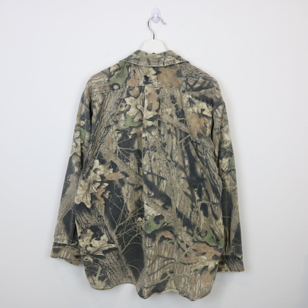 Vintage 90's Mossy Oak Real Tree Camo Button Up - XL-NEWLIFE Clothing