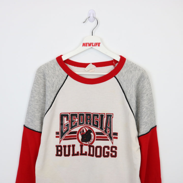 Vintage 90's University of Georgia Bulldogs Crewneck - S-NEWLIFE Clothing
