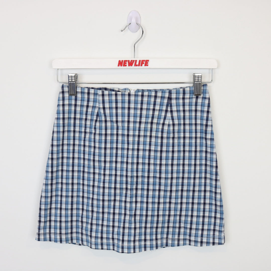 Vintage 90's Plaid Print Skirt - 26"-NEWLIFE Clothing