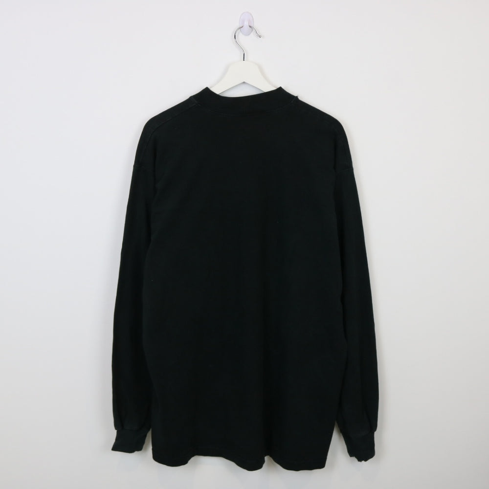 Vintage 90's Blank FOTL Mockneck Long Sleeve Tee - XL-NEWLIFE Clothing