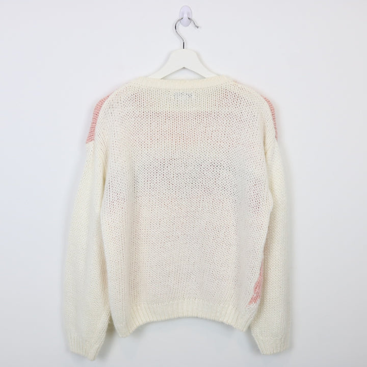 Vintage 80's Currants Flower Knit Sweater - S-NEWLIFE Clothing