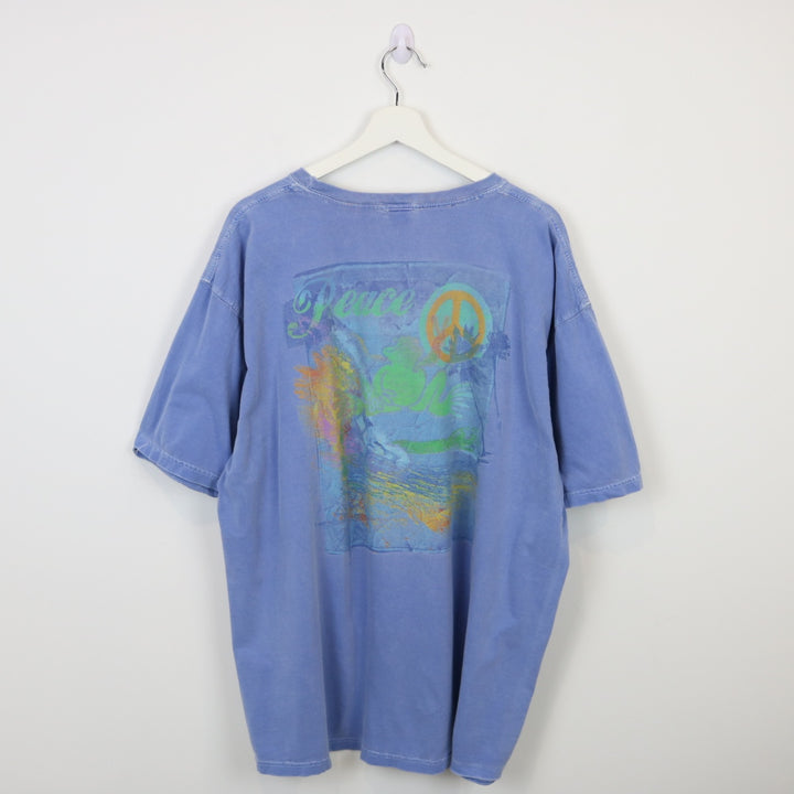 Vintage 90's Peace Frogs Tee - XXL-NEWLIFE Clothing