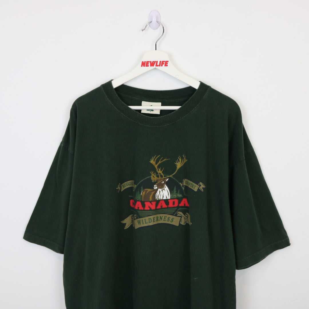 Vintage 90's Canada Wilderness Nature Tee - XXL-NEWLIFE Clothing