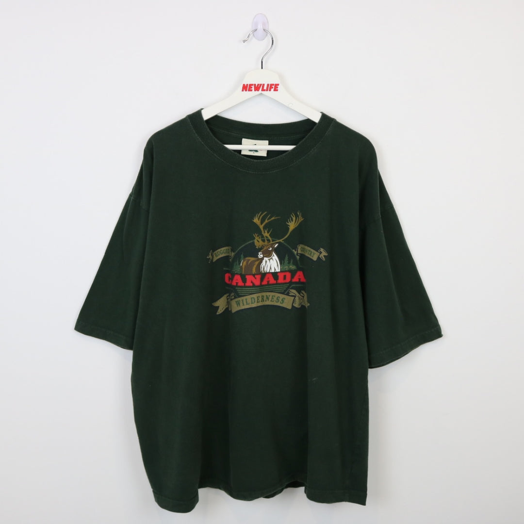 Vintage 90's Canada Wilderness Nature Tee - XXL-NEWLIFE Clothing