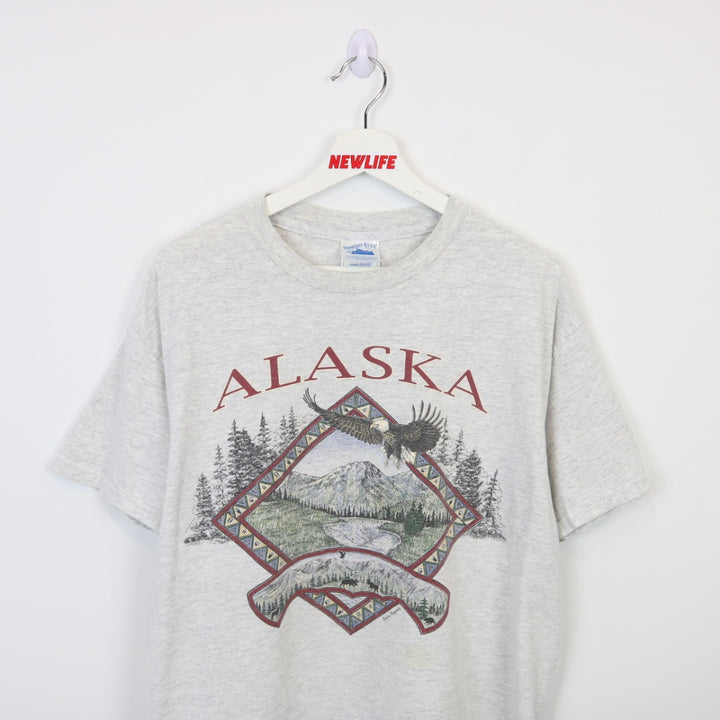 Vintage 90's Alaska Nature Tee - L-NEWLIFE Clothing