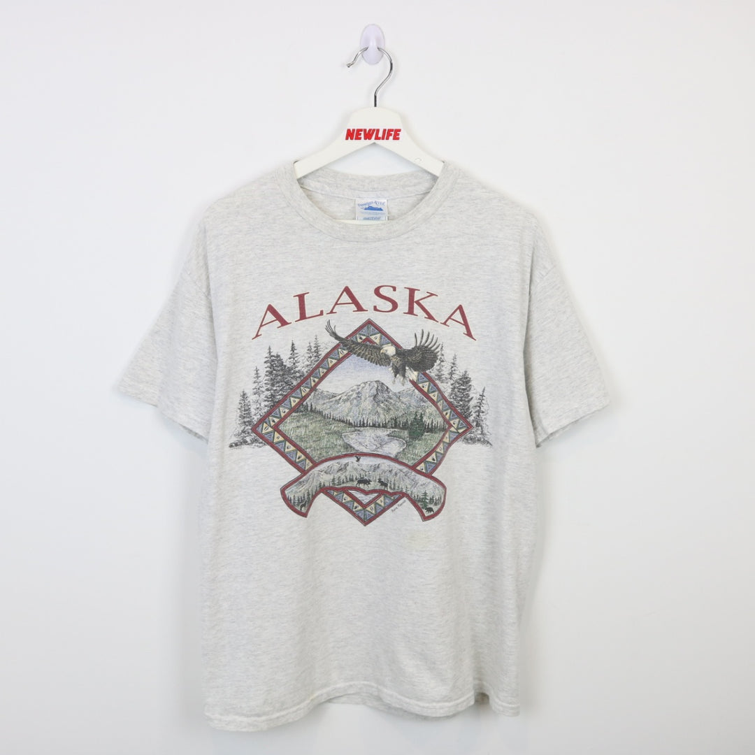 Vintage 90's Alaska Nature Tee - L-NEWLIFE Clothing