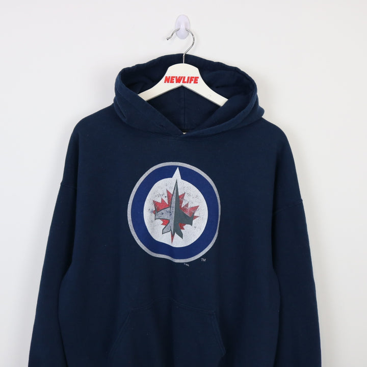 Vintage Winnipeg Jets Hoodie - L-NEWLIFE Clothing