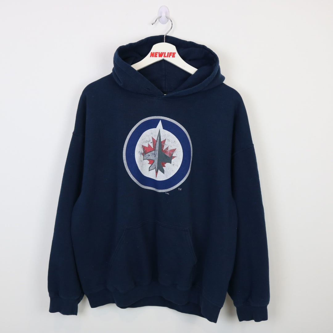 Vintage Winnipeg Jets Hoodie - L-NEWLIFE Clothing