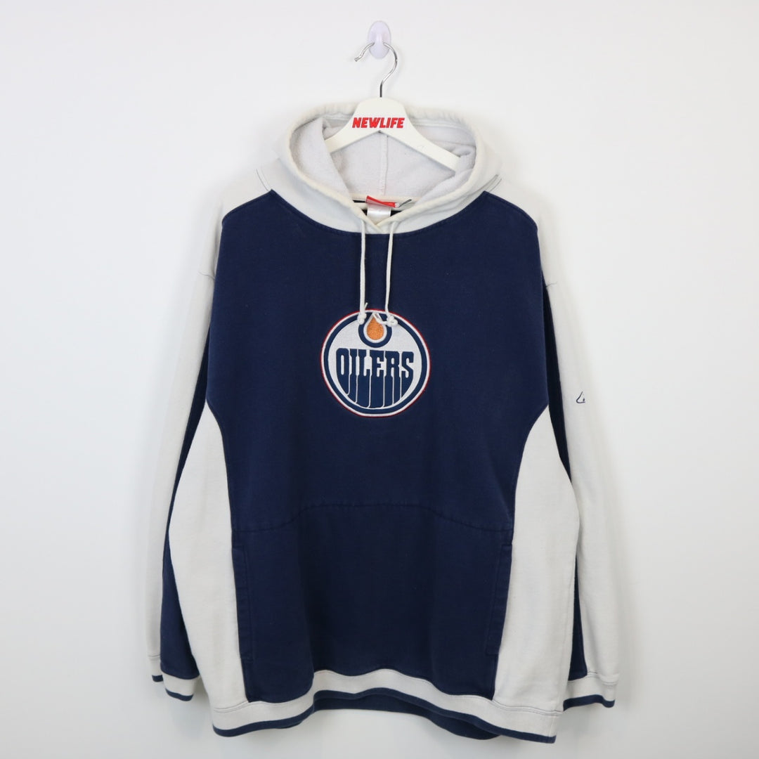 Vintage 00's Edmonton Oilers Hoodie - XXL-NEWLIFE Clothing