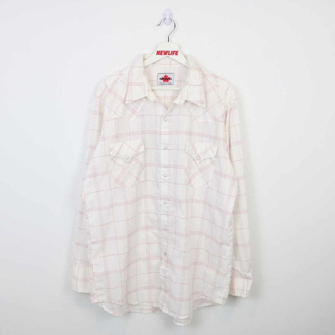 Vintage 90's MWG Western Button Up - L/XL-NEWLIFE Clothing
