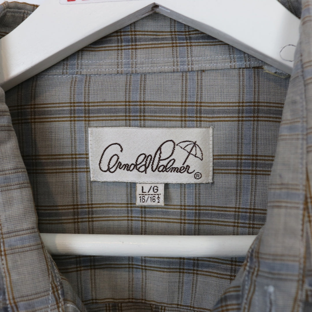 Vintage Arnold Palmer Plaid Button Up - L-NEWLIFE Clothing