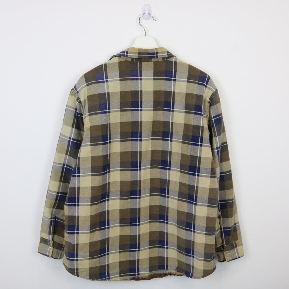 Vintage 80's Champion Quilt Lined Flannel Shacket - M-NEWLIFE Clothing