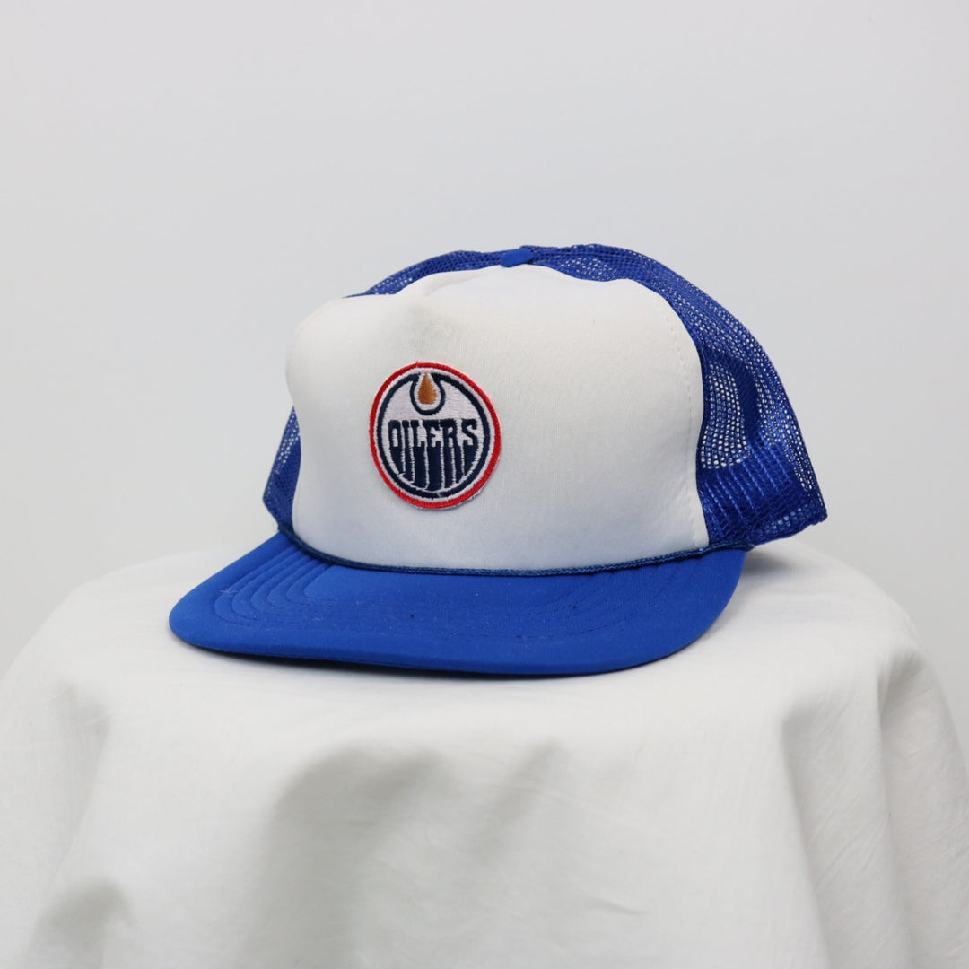 Vintage 90's Edmonton Oilers Trucker Hat - OS-NEWLIFE Clothing