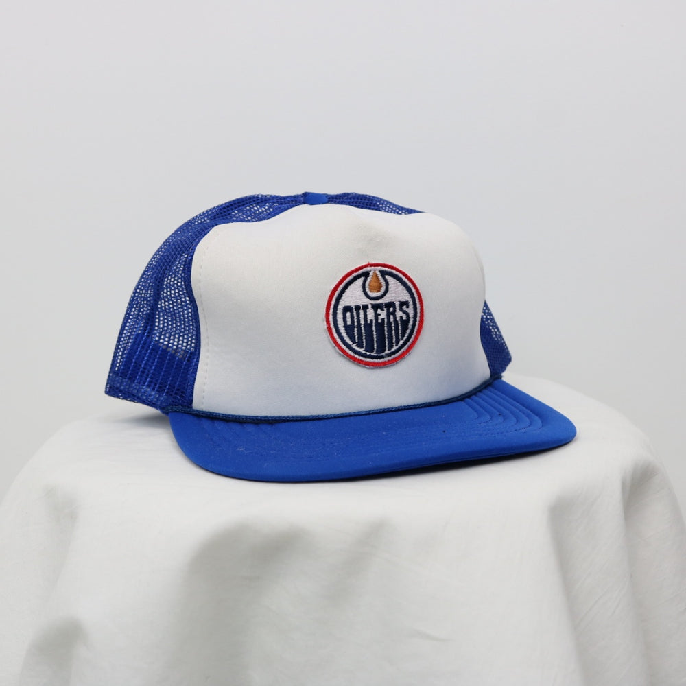 Vintage 90's Edmonton Oilers Trucker Hat - OS-NEWLIFE Clothing