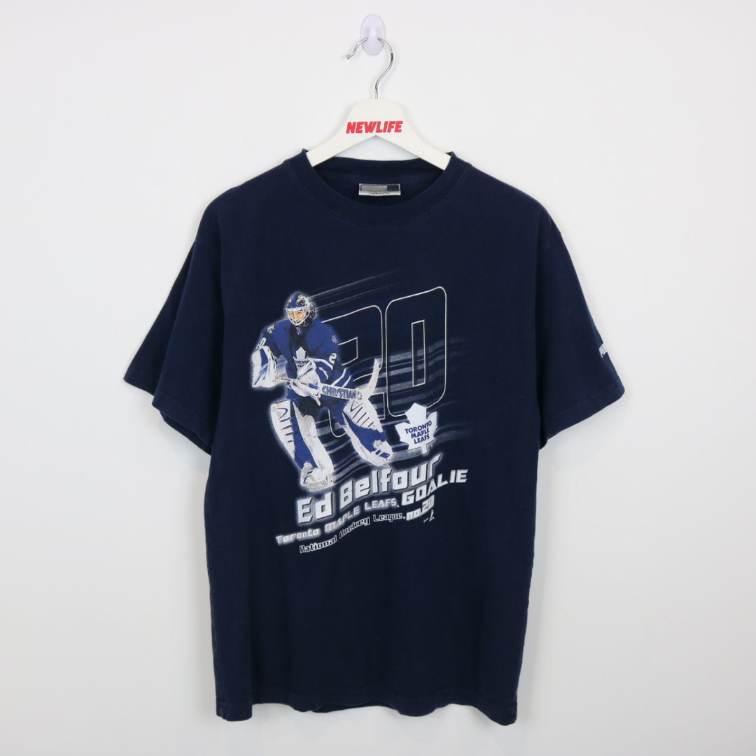 Vintage 00's Ed Balfour Toronto Maple Leafs Tee - M-NEWLIFE Clothing