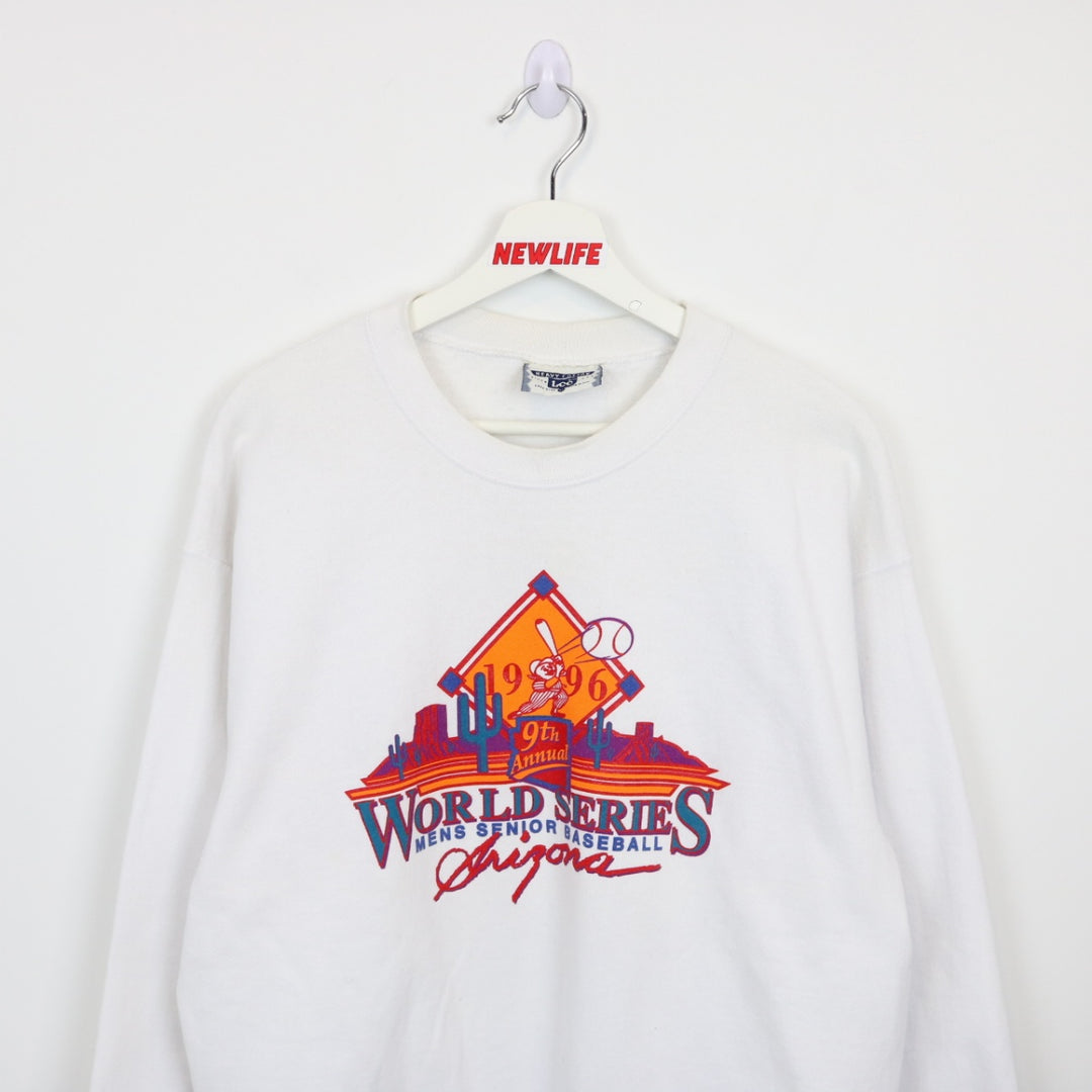 Vintage 1996 Arizona World Series Baseball Crewneck - M-NEWLIFE Clothing