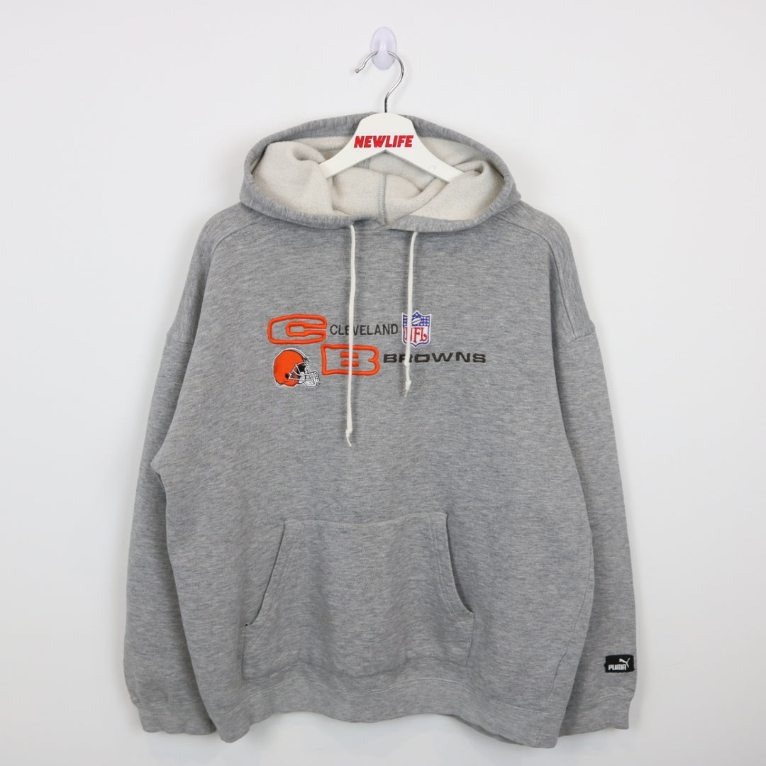 Vintage 90's Cleveland Browns Football Hoodie - L-NEWLIFE Clothing
