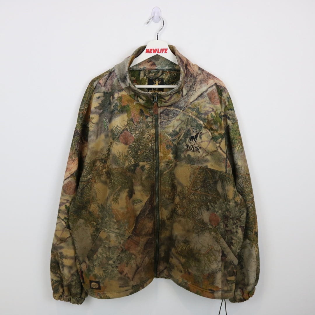 Y2K Real Tree Camo Fleece Jacket - XL-NEWLIFE Clothing